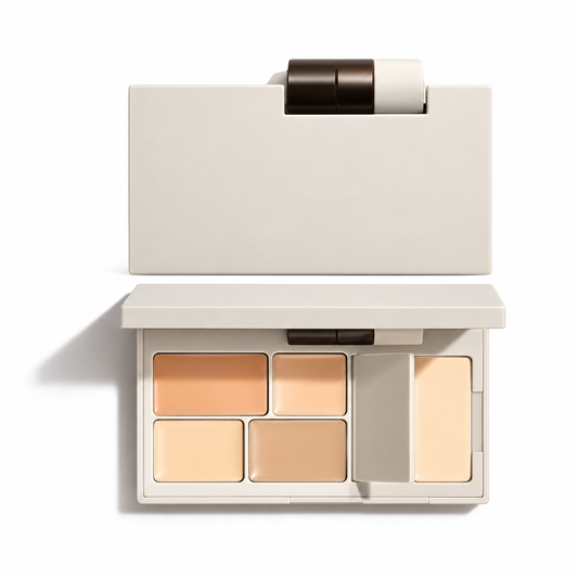 🎨 Complexion-Perfecting | Cream Concealer Palette Essentials | Seamless Sculpting Coverage
