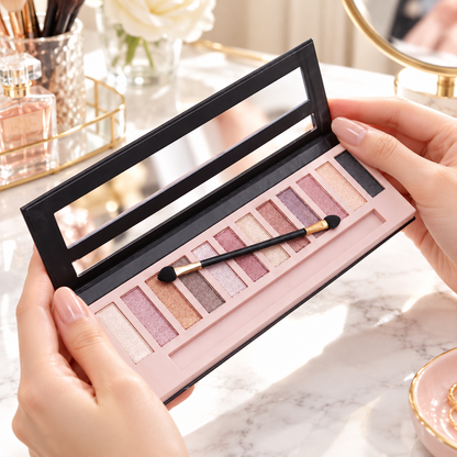 🎨 Eye-Catching | Silky Multi-Color Everyday Palette | Makeup-Lover Shimmer Finish
