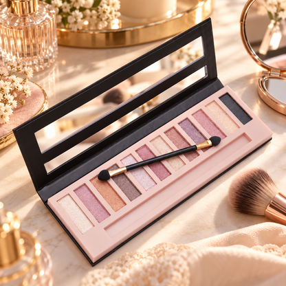 🎨 Eye-Catching | Silky Multi-Color Everyday Palette | Makeup-Lover Shimmer Finish