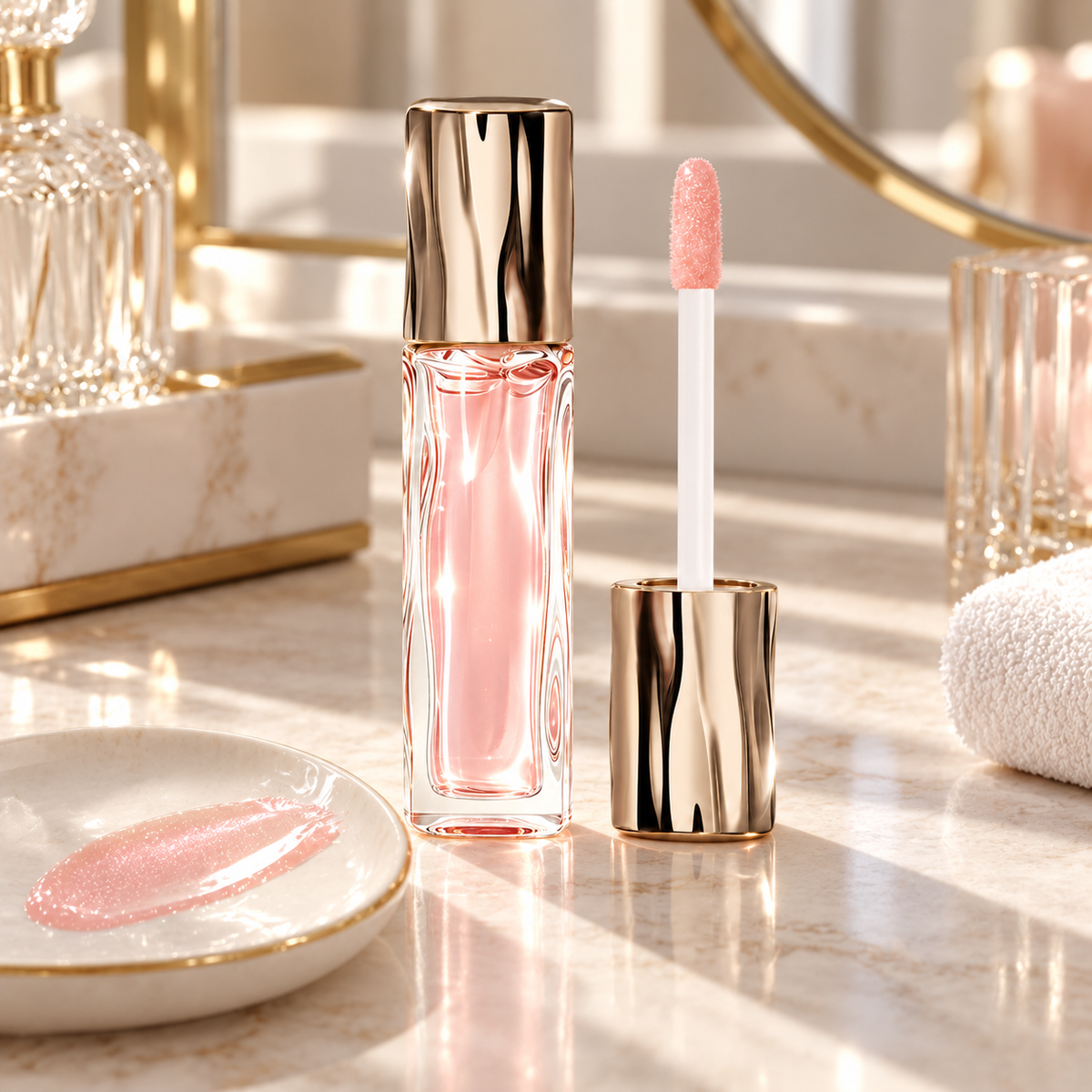 💋 Lip-Plumping | Glossy Thermal Lip Oil | Beauty-Lover Color-Shift Shine